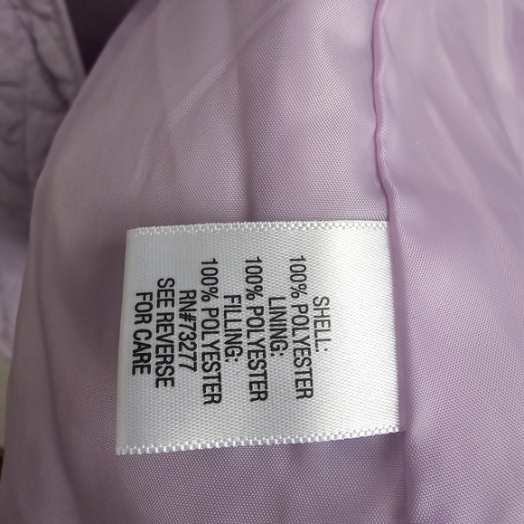 Croft&Barrow Light Weight Lavender Lilac Purple Quilted Vest Coastal Grandma - Picture 5 of 5